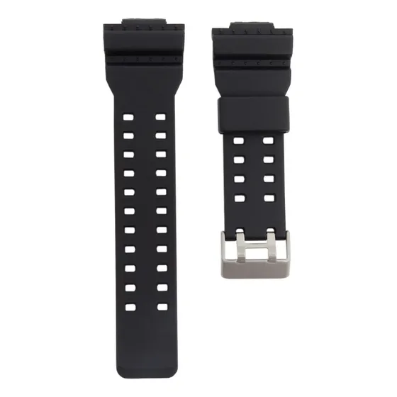 Pulseira Compatível Com G-shock Ga-100 Ga-110 Ga-120 Gr-8900 Cor Preto