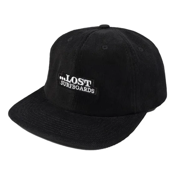 Boné Lost Aba Reta Dad Cap Die Happy Heavy Sm24 Preto