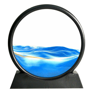 Adorno Redondo De Cristal De Arena Movediza Para Sala De Est Adorno Redondo De Cristal De Arena Movediza Para Sala De Est