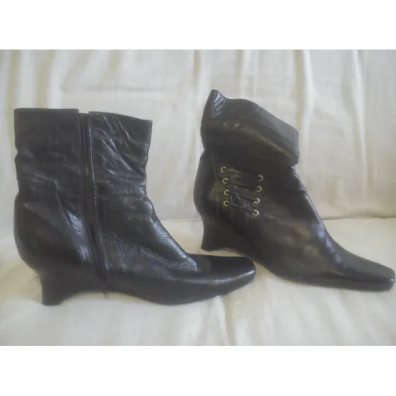 Botas En Cuero Colombiano Original Numero 38 Nuevas