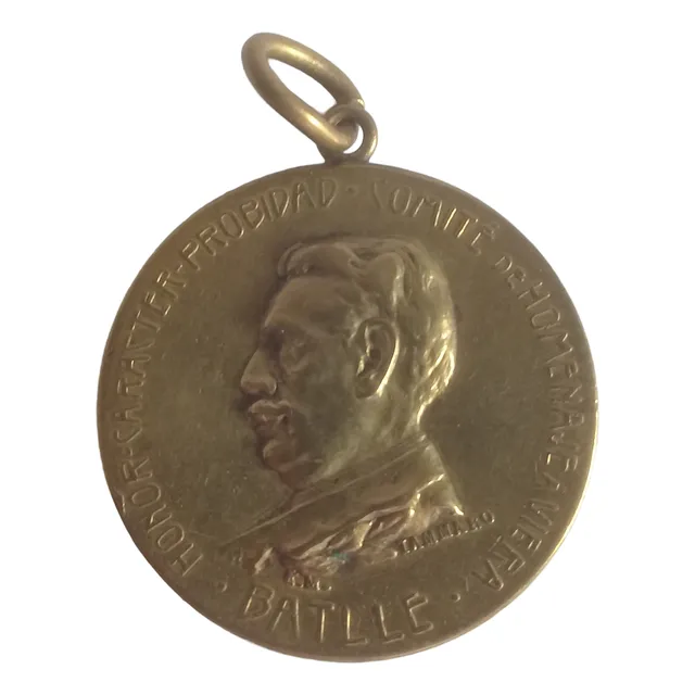 Medalla Conmemorativa Batlle Y Viera 1ºde Marzo De 1915-1919