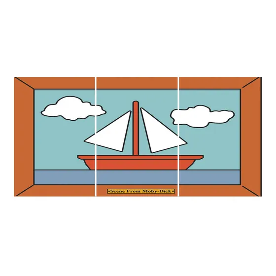 Cuadro Barco Simpsons Tríptico Cod 3032