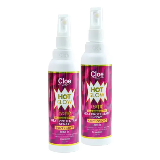 Pack 2 Unidades Protector Térmico Cloe Hot Glow Exotic