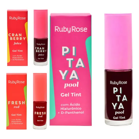 Gel Tinta Labios Ruby Rose - G Color Cranberry