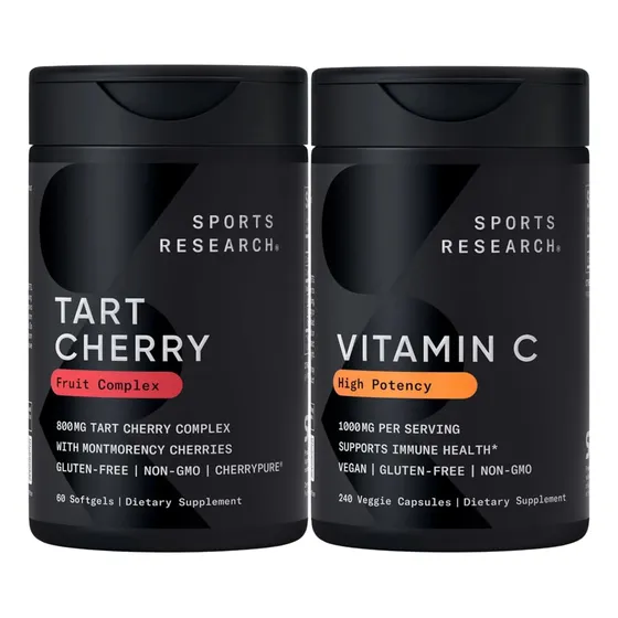 Suplementos Sports Research Kit Vitamina C Y Tart Cherry
