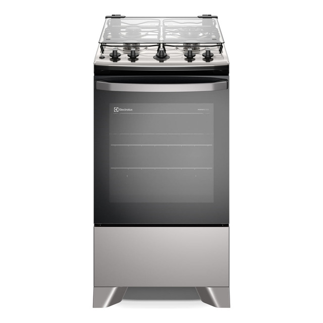 Fogão 4 Bocas Electrolux Prata Efficient Com Mesa Inox, Perfectcook E Vaporbake Fe4is Fogão 4 Bocas Electrolux Prata Efficient Com Mesa Inox, Perfectcook E Vaporbake Fe4is