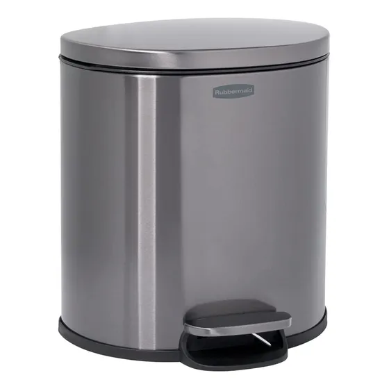 Bote De Basura Rubbermaid De Acero Inoxidable De 6 Litros Co