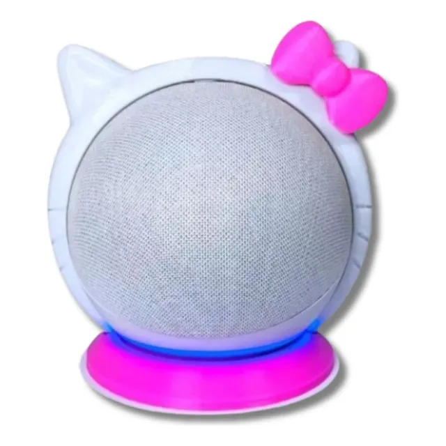 Base Hello Kitty Para Alexa Echo Dot 4 Y 5 Soporte Bocina