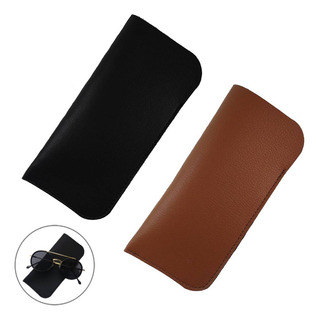 Kit 2 Porta Oculos Estojo Em Couro Curvim Courino Capa Case Kit 2 Porta Oculos Estojo Em Couro Curvim Courino Capa Case