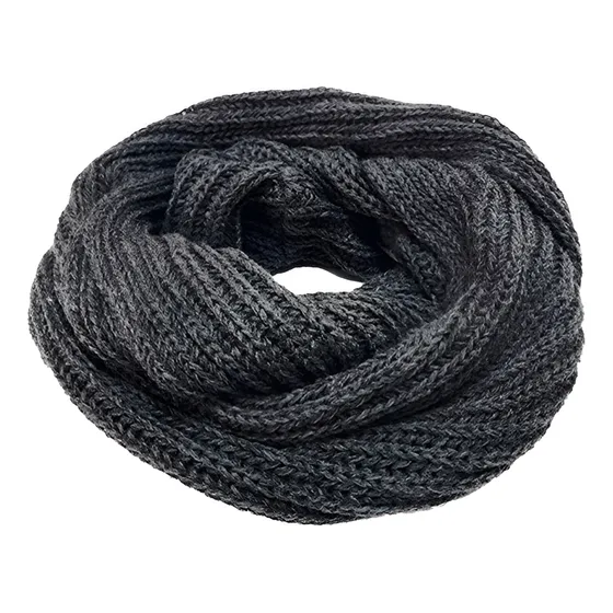 Cuello Bufanda Tubular Tejida Lana Unisex Hombre Mujer