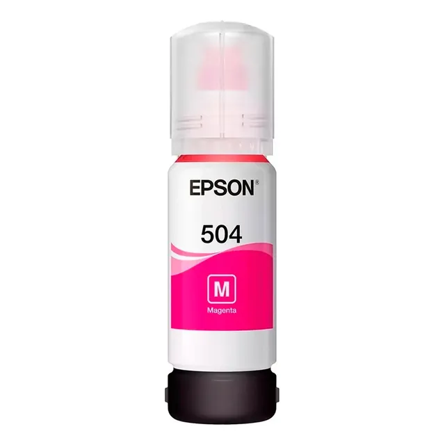 Botella Tinta Epson T504 L4150 L4160 L6161 L6171 Magenta