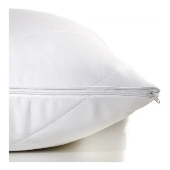 Protetor Impermeável Para Travesseiro Cor Branco N/A