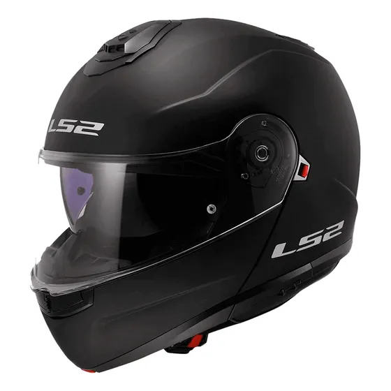 Casco Abatible Ls2 Ff908 Strobe Ii Solid Negro Matte Talla M