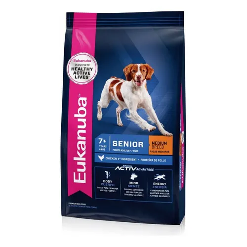 Eukanuba Adulto Senior Razas Medianas X 15 Kg