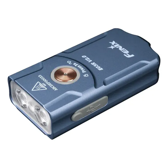 Linterna Recargable Fenix E03r Version 2.0 Torch Chile Color de la linterna Azul