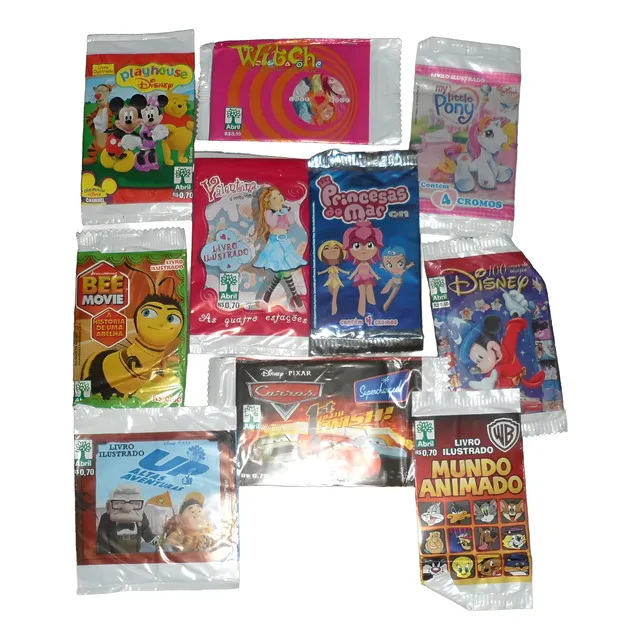 Lote 10 Sobres Surtidos Figuritas Surtidas  De Brasil