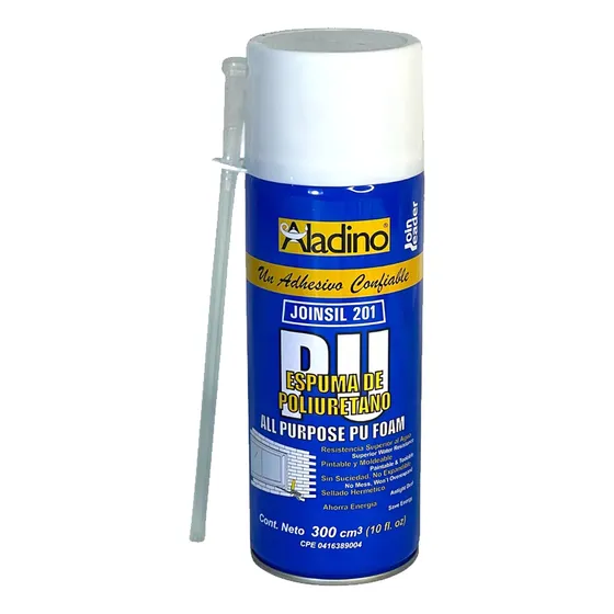 Espuma Expansiva De Poliuretano 300ml Aladino 