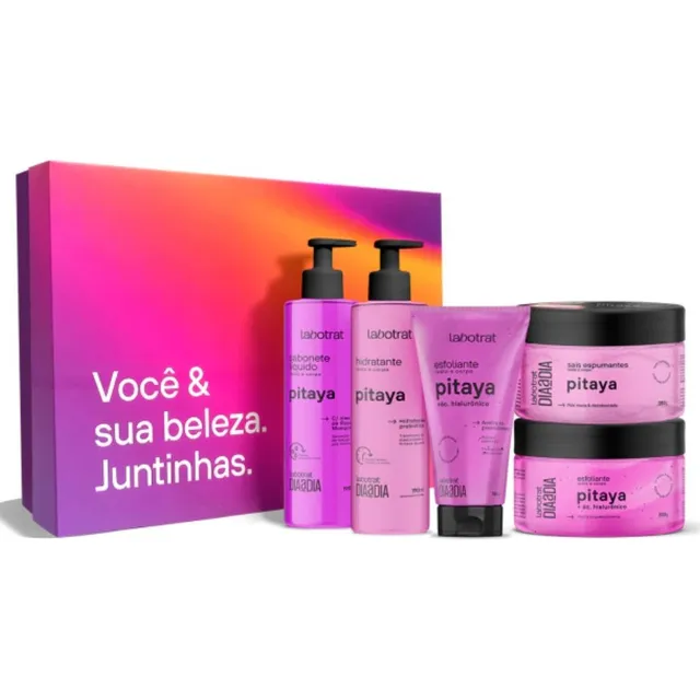 Kit Experiência Banho Dia A Dia C/ 5 Itens Pitaya Labotrat
