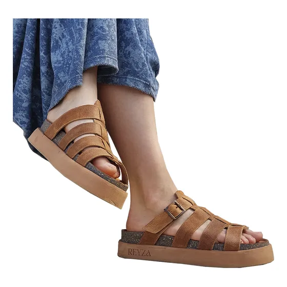 Sandalias Mujer Zapatos Chatas Reyza Urbanas Ultra Cómodas