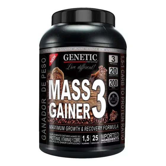 Ganador Masa Muscular Mass Gainer 3 - Genetic