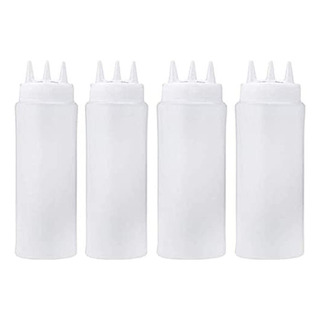 Botellas De Plástico Para Condimentos Con 3 Agujeros Botellas De Plástico Para Condimentos Con 3 Agujeros
