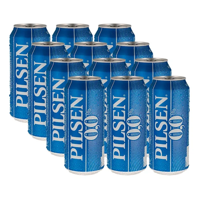 Cerveza Pilsen 0.0% Lata 473 Ml X 12
