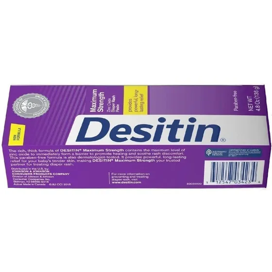 Desitin Máxima Protección Crema Pañalitis Bebé Antiescaras