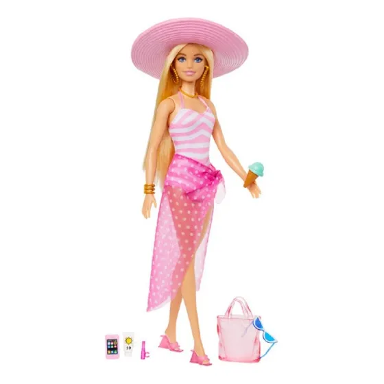 Boneca Barbie O Filme Dia De Praia Com Acessórios - Mattel