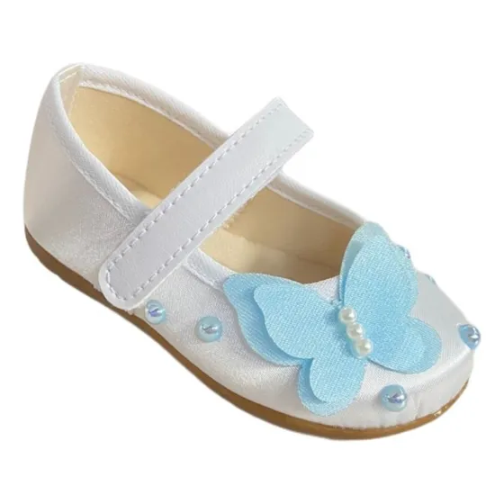 Sapatilha Infantil Borboleta Azul Jardim Encantado 12 Ao 27 