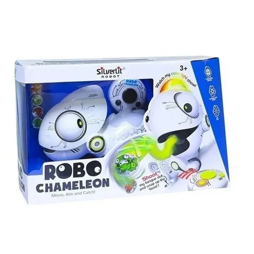 Robo Camaleão Controle Remoto 4797 - Dtc Cor Branco