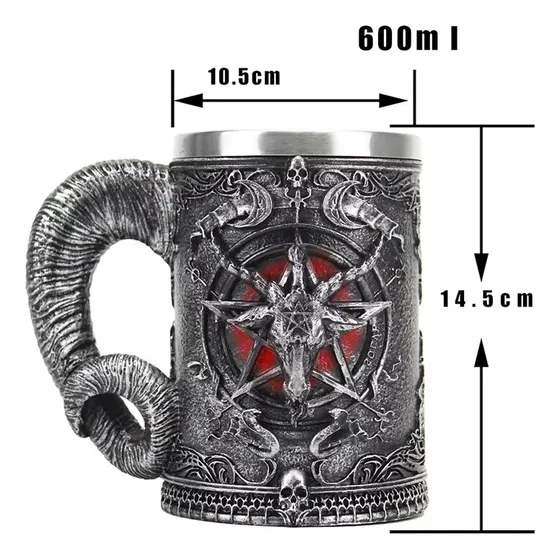 Taza Jarra De Acero Baphomet Game Of Thrones