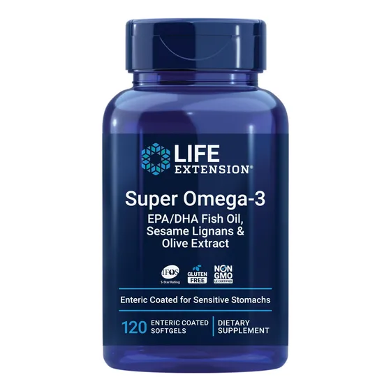 Aceite De Pescado Supplement Life Extension Super Omega-3 Ep