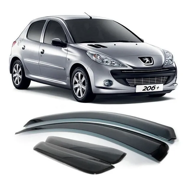 Deflector De Lluvia Peugeot 206 207 4 Puertas 