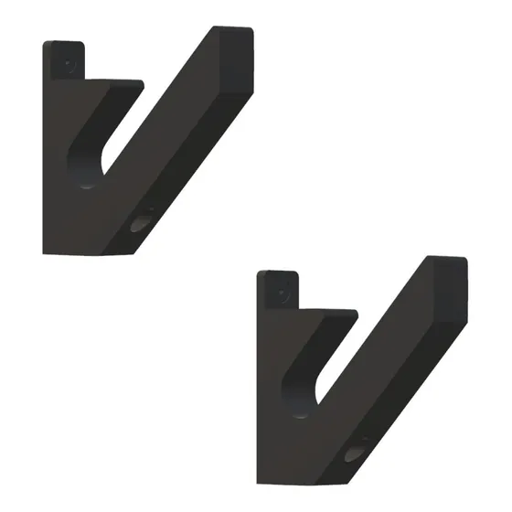Par Suporte Skate Parede Horizontal