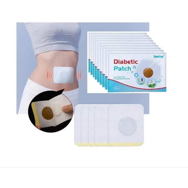 60 Parches 10 Pack Regula Azucar Sangre Diabetes Diabetico