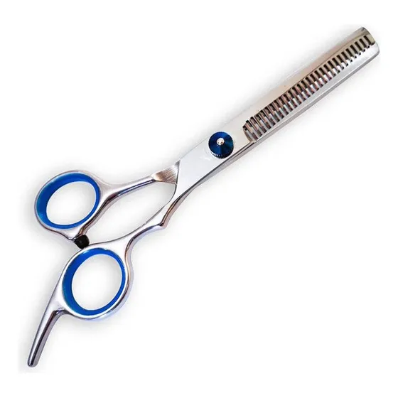 Tesoura De Corte E Desbaste De Cabelo Em Aço Inoxidável Para