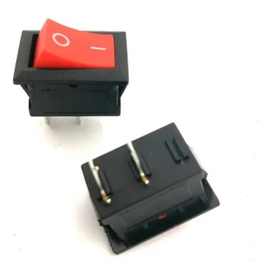 Switch Pequeño Modelo Kcd1-11 Para 250v 6a 2 Polo Pack 10und