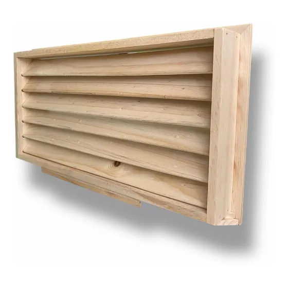 Celosía De Ventilación, 40x20cms, Madera , Uso Embutido