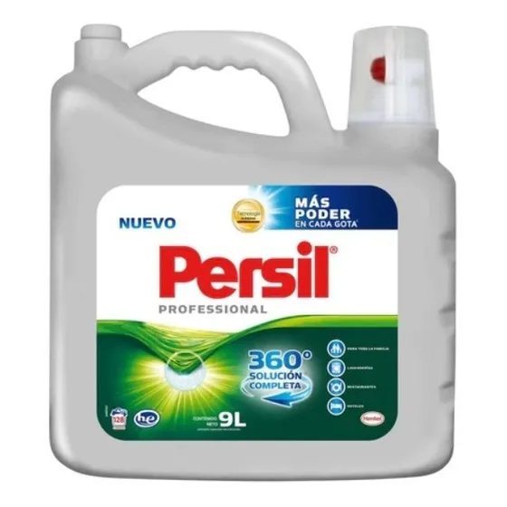 Detergente Líquido Para Ropa Persil Accion Profunda 9 Litros