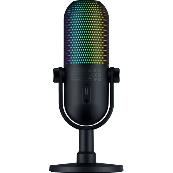 Micrófono Razer Seiren V3 Chroma Usb Supercardioide Black | Cuotas sin interés