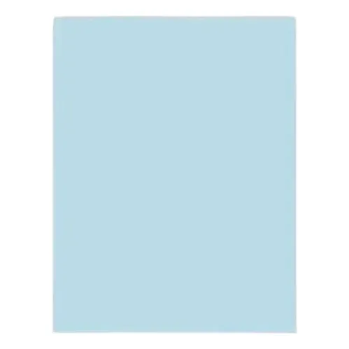 Cartulina Escolar 150gr Tamaño Carta Azul Pastel (100hojas)