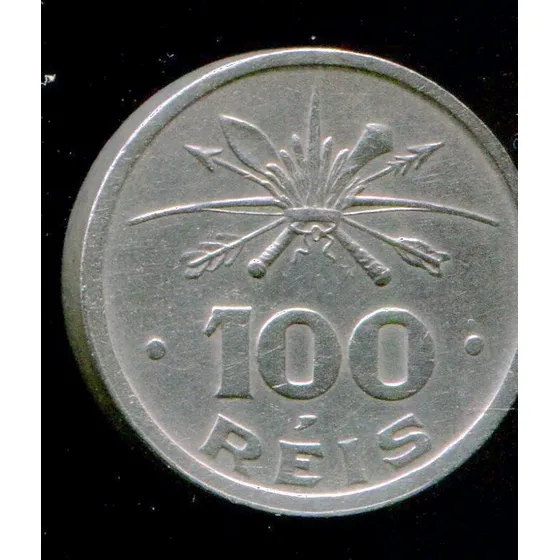 Moeda Brasil 100 Réis 1932 S. Vincentina  Índio  V135  L.864