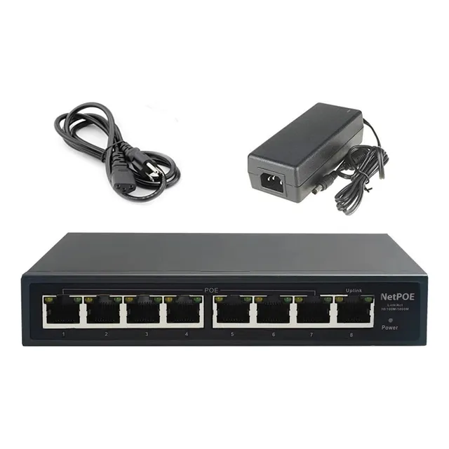 Switch Poe Wisp Full Gigabit 8 Ptos Ubiquiti Mikrotik Ca