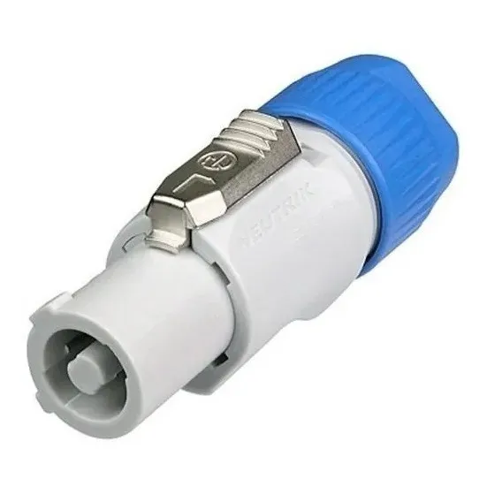 Conector Speakon Powercon  2  Blanco 3 Contactos