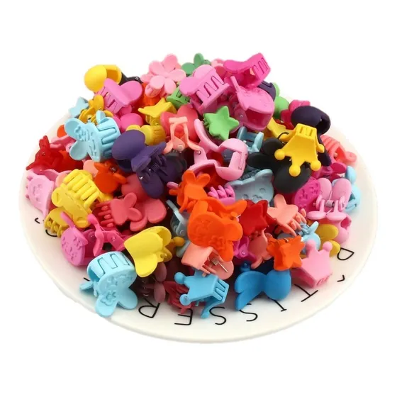Ganchos Caimán  Piojitos Mini  Pequeño De Cabello X 12 Unid