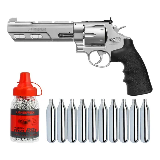 Revolver Aire Comprimido S&w Co2 629 Competitor 6' + Combo