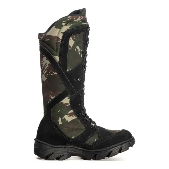 Bota Militar Coturno Tatico Exercito Anti Picadas De Cobras 