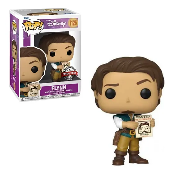 Flynn Rider Funko Pop 1126 Disney Enredados Special Edition