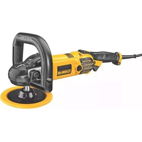 Pulidora eléctrica de mano DeWalt DWP849X color amarillo 220V 1.25kW