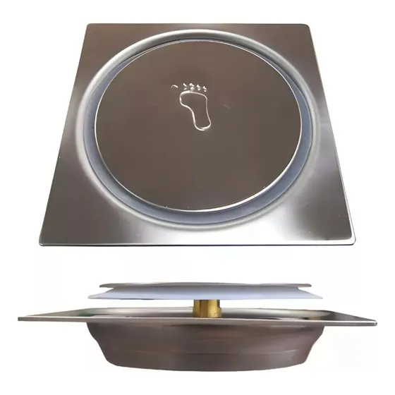 Rejilla 12 X 12 Anti Pelos Insectos Olores Acero Inox Click